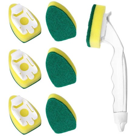 7-Pack No Scratch Dish Stick Refill Handtag, Dish Stick Refill Pa