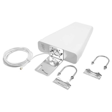 5G Full-Band Log Periodisk Antenne 12dBi 698-4900MHz Utendørs Retningsbestemt Antenne Nettverk Signalforsterker - WELLNGS