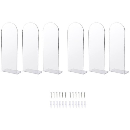 Flydende Sko Display Stativ - 6 Sko Hylde til Væggen - Sneaker Levitation Display Sko Væghylde