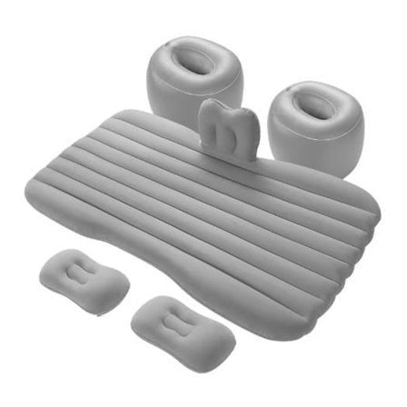 Inflatable Car Bed Back Seat - Travel Bed with Pump & Pillows | Thick PVC Mattress