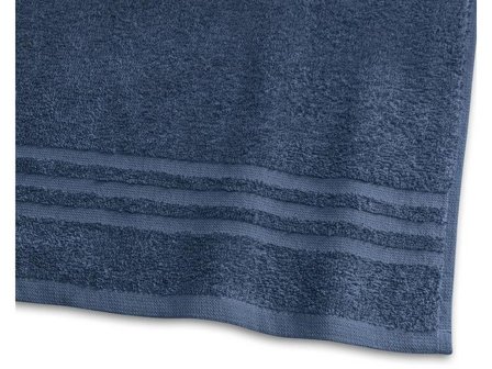 Frottéhandduk 65x130cm blå - Lyreco - Skolmöbler och inredning - Skötrum - Handdukar