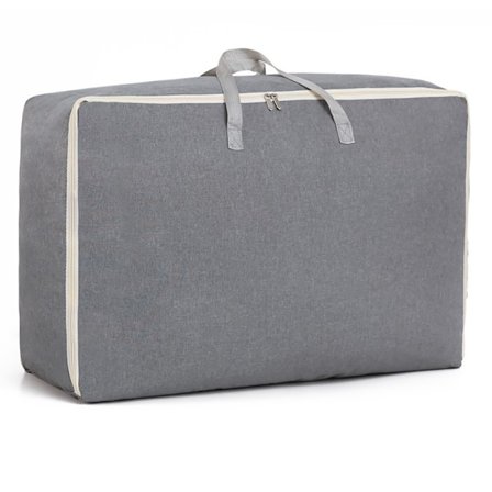 Förvaringsväska under säng, set med 2, förvaringsöverdrag för täcke med förstärkt handtag, 55x20x35cm