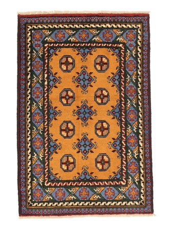 Hand Knotted Afghan Fine Rug 80X119
