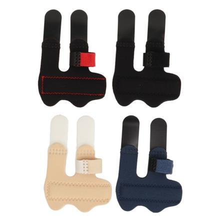 4 stk Fingerskinne Myk, pustende, justerbar fingerskinne med indre aluminiumslist for retting