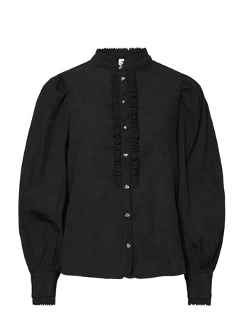 Yasrigo Ls Shirt Black YAS