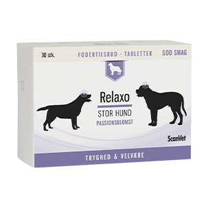 Scanvet Relaxo, Stor Hund, Tabletter, 30 st