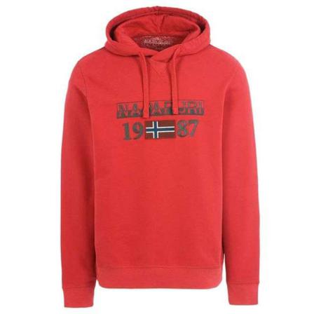 Napapijri Berthow Hoodie Rød, Herre, Størrelse: S