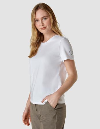 SHAPING NEW TOMORROW Women Supima Autograph T-shirt - White - Small