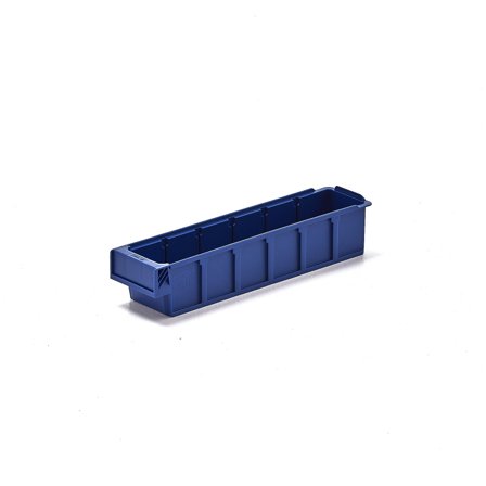Stores box DETAIL, fits 3 dividers, 300x188x80 mm, blue