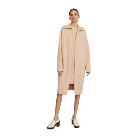 Vince - Ullkappor - Beige - Dam - Storlek: M, Dam, Storlek: M