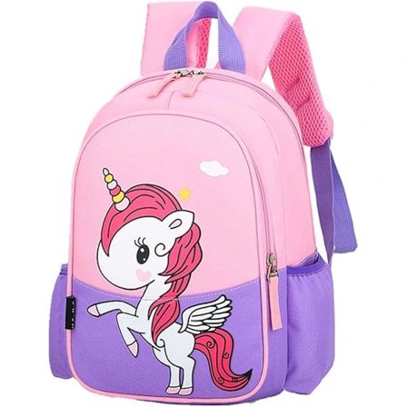 Lasten Pienten Lasten Esikoulu Matkareppu Päiväkoti Cool Söpö Sarjakuva Koululaukku Reppu Yksisarvinen Violetti