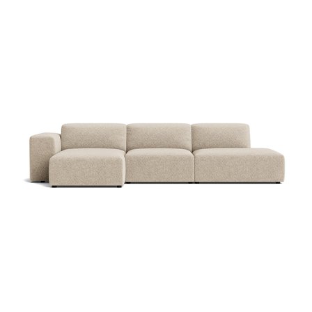 Soma Chaiselongue-Sofa, links | Open end in Antology Beige, modernes Design, komfortable Polsterung, hochwertige Verarbeitung, 75cm Höhe