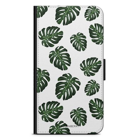 Bjornberry Plånboksfodral Sony Xperia 5 - Monstera Mönster