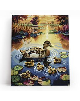 Diamond painting Ankfamilj - Varvikas