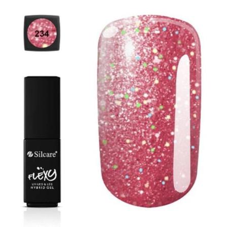 Silcare - Flexy - Hybrid Gel - Color: 234 - 4,5 Gram Rosa