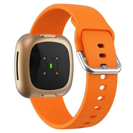 Fitbit Sense 2 / Versa 4 enkelt klockarmband i silikon - Orange