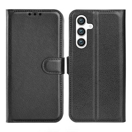 Samsung Galaxy S24 Plus Plånboksfodral med Stativ - Svart