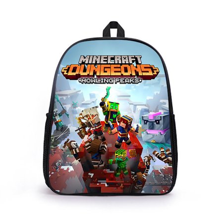 Minecraft Painettu Reppu Koululaukku Suuri Tilavuus Opiskelijan Kirjalaukku Reppu Lasten Lahja