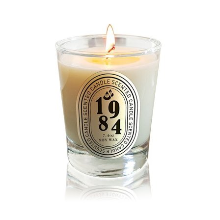 1984 lavendeldoftljus - naturligt sojavax med lugnande aromterapi