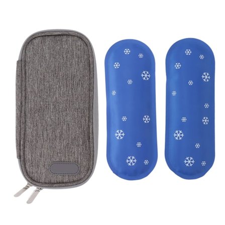 Insulinkylare kylväska med 2 isförpackningar Bärbar medicinsk kylväska för resor utomhus typ 4