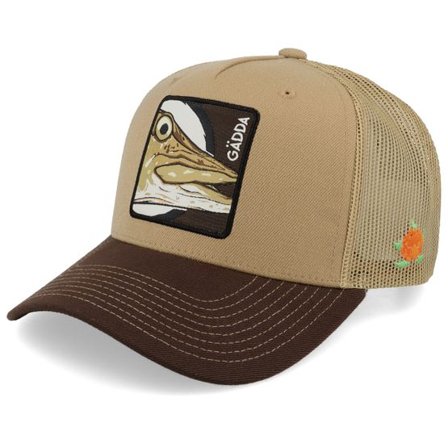 SQRTN - Beige trucker Keps - Gädda Khaki Trucker @ Hatstore
