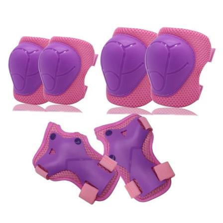 Knebeskyttere Håndflatebeskyttere ROSA&LILLA Pink&Purple