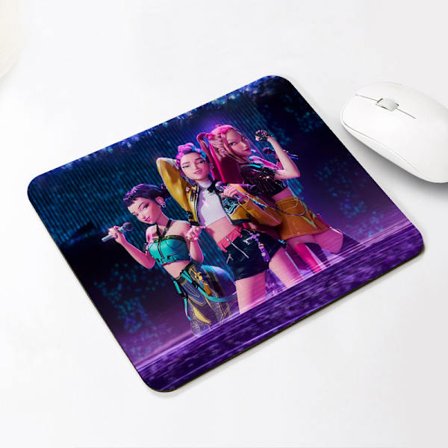 K-pop Demon Hunter Pigegruppe Musemåtte Mini Musemåtte Computer Skridsikker Skrivebordsmåtte