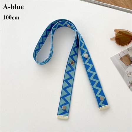 Taskerem Håndtaskebælte BLÅ 100CMA A