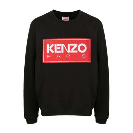 Kenzo, Sweater Czarny, Mężczyzna, Rozmiar: M