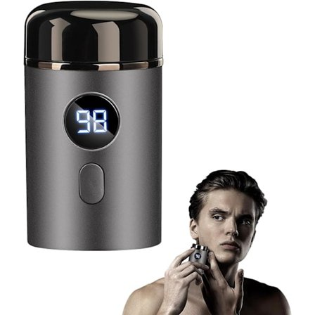 Mini sähköparranajokone, mini kannettava sähköparranajokone, sähköparranajokone miehille, USB ladattava parranajokone, pestävä märkä- ja kuivakäyttö..