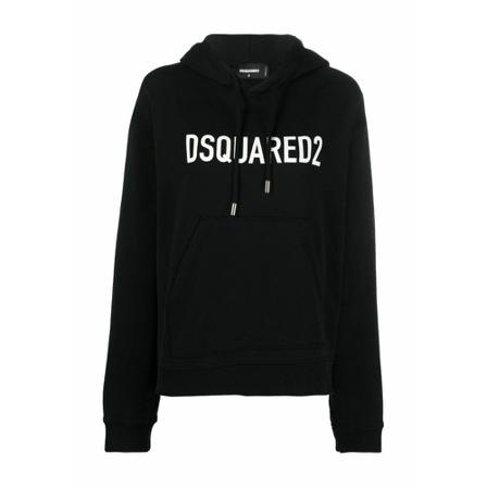 Dsquared2 - Hoodies - Svart - Dam - Storlek: M, Dam, Storlek: M
