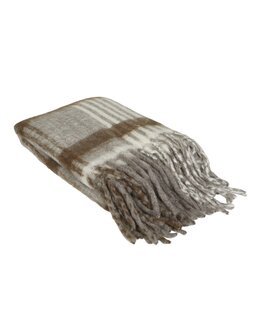 Torkkupeitto David villa/akryyli 130x170 cm Ruskea