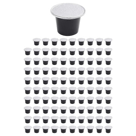 100 Sett Påfyllbare Kaffekapselkopper Nespresso Pod for Nescafe Automatisk Kaffemaskin