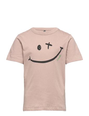 Kobpeace Reg S/S Tee Box Jrs Beige Kids Only