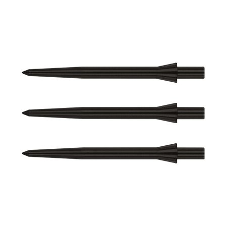 Red Dragon Darts Re-Point Black Raptor GT Plain 35mm - Steel Tip Darts Replacement Points - 3 Pieces - Oversize Tip - Improved Grip