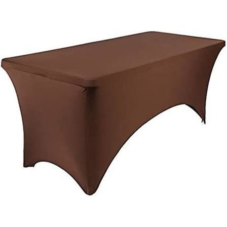 Rektangulær Elastisk Dug Til Cocktailbord, Bryllupsbord, Bar, Banket, Fest