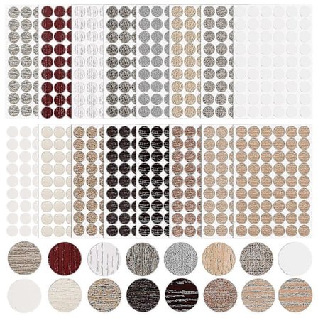 /NN/15 Arkki Ruuvinreikätarroja Huonekalujen Reikien Suojuksia Puukuvioisia Huonekalutarroja Itseliimautuva Ruuvinreikien Korjaus{f133}