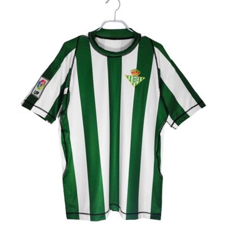 2003/04 Betis hjemmedrakt tilpasset drakt treningsuniform kortarmet drakt T-skjorte