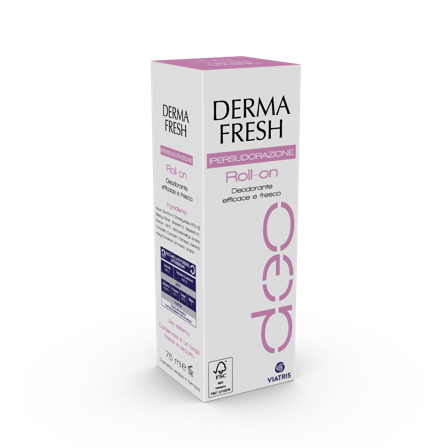 Dermafresh Ipersudorazione Roll-On 75ml Antitraspirante Efficace