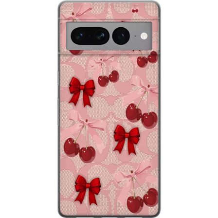 Kompatibel Mobilcover til Google Pixel 7 Pro Körsbär rosetter