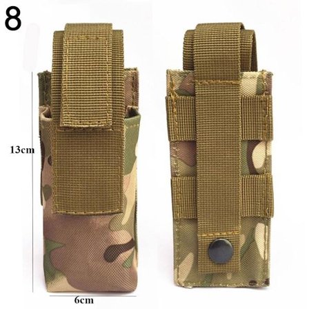 Tactical Molle Holder Lommelygte Nylonpose 8 8