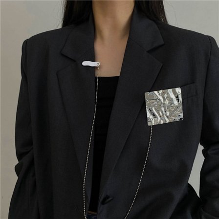 Kædebroche kvast Broche SQUARE SQUARE