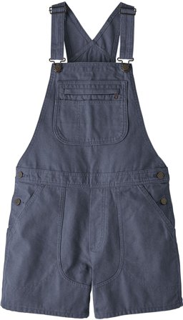 Patagonia W's Stand Up Cropped Overalls Smolder Blue