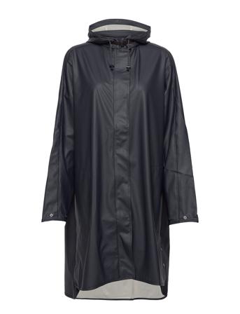Raincoat Outerwear Rainwear Rain Coats Svart Ilse Jacobsen