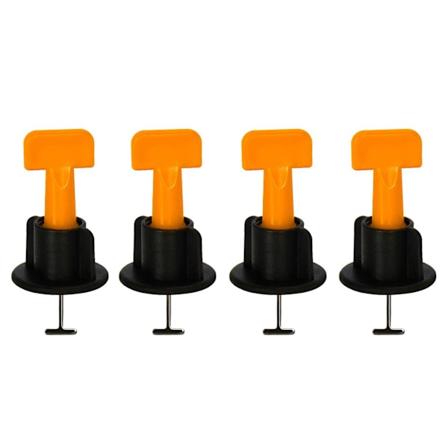 50 stk Fliseudjævner 1,5 mm Genanvendelig Orange PP Rustfrit Stål Fliseudjævningsværktøj til Hjemmeforbedring