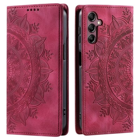 Til Samsung Galaxy S25 tegnebogscover Cover Shell Mandala Blomstermønster