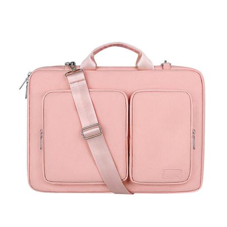 Kätevä kannettava tietokoneen laukku olkahihnalla 13,3-15,6 tuumaa Pink 13.3inch