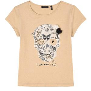 Kids - IKKS Yellow Skull Print T-Shirt 8 years - Tops - 8 years - Yellow - Mädchen