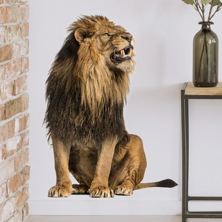 Avtagbar PVC-film, snabb fäste realistiska vinylväggdekaler för sovrum vardagsrumsinredning (60 cm x 30 cm)