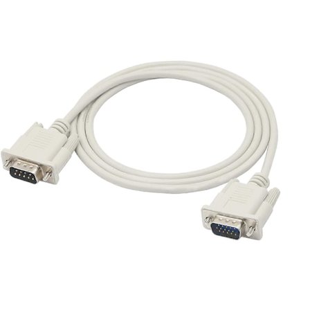 DB 9-pin till VGA 15-pin hane adapterkabel RS232 till VGA-omvandlarkabel för datorer, skrivare, skannrar